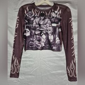 STREET FIGHTER Graphic Long Sleeve Shirt with Characters